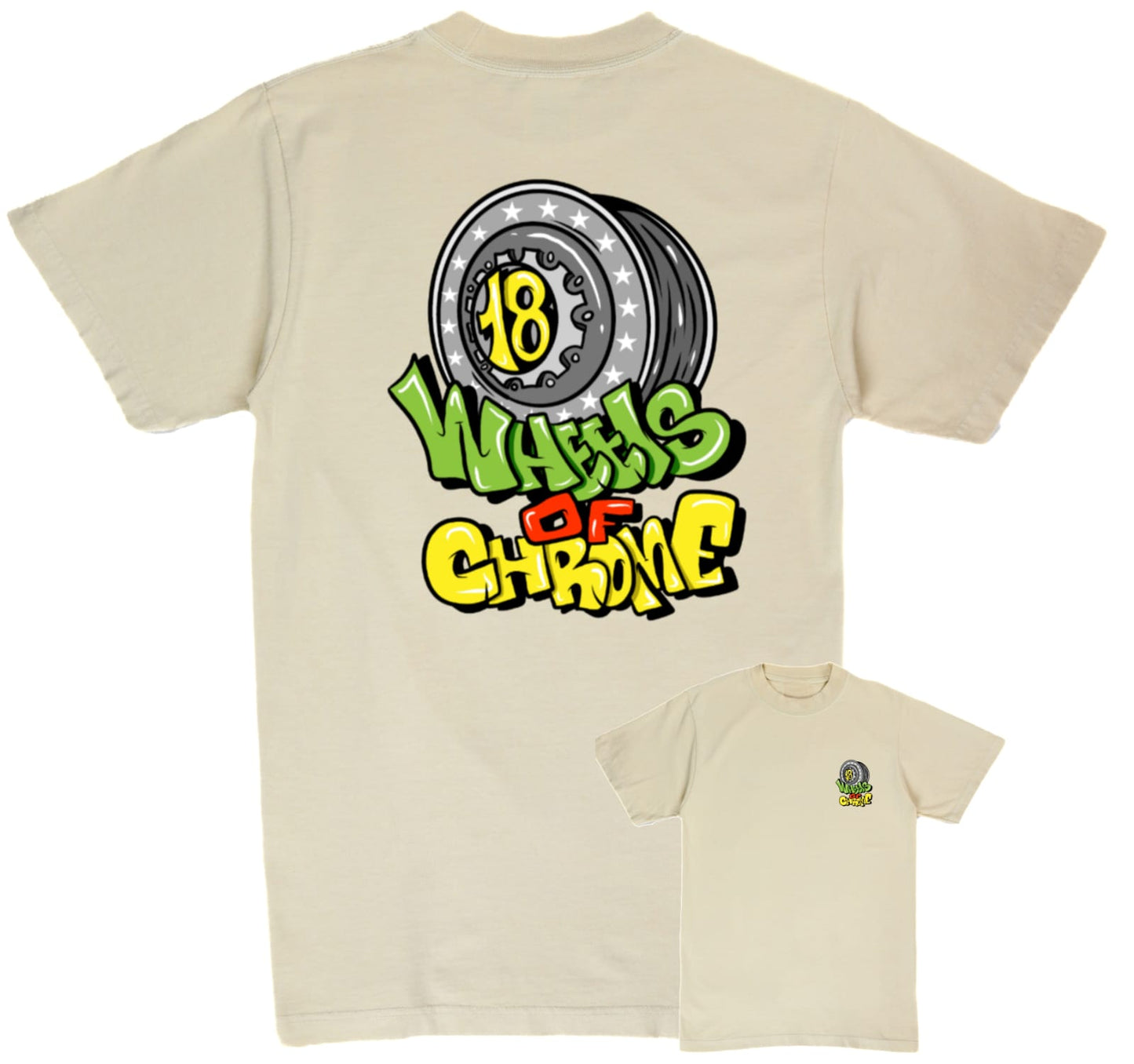 18 WHEELS OF CHROME Unisex TShirt