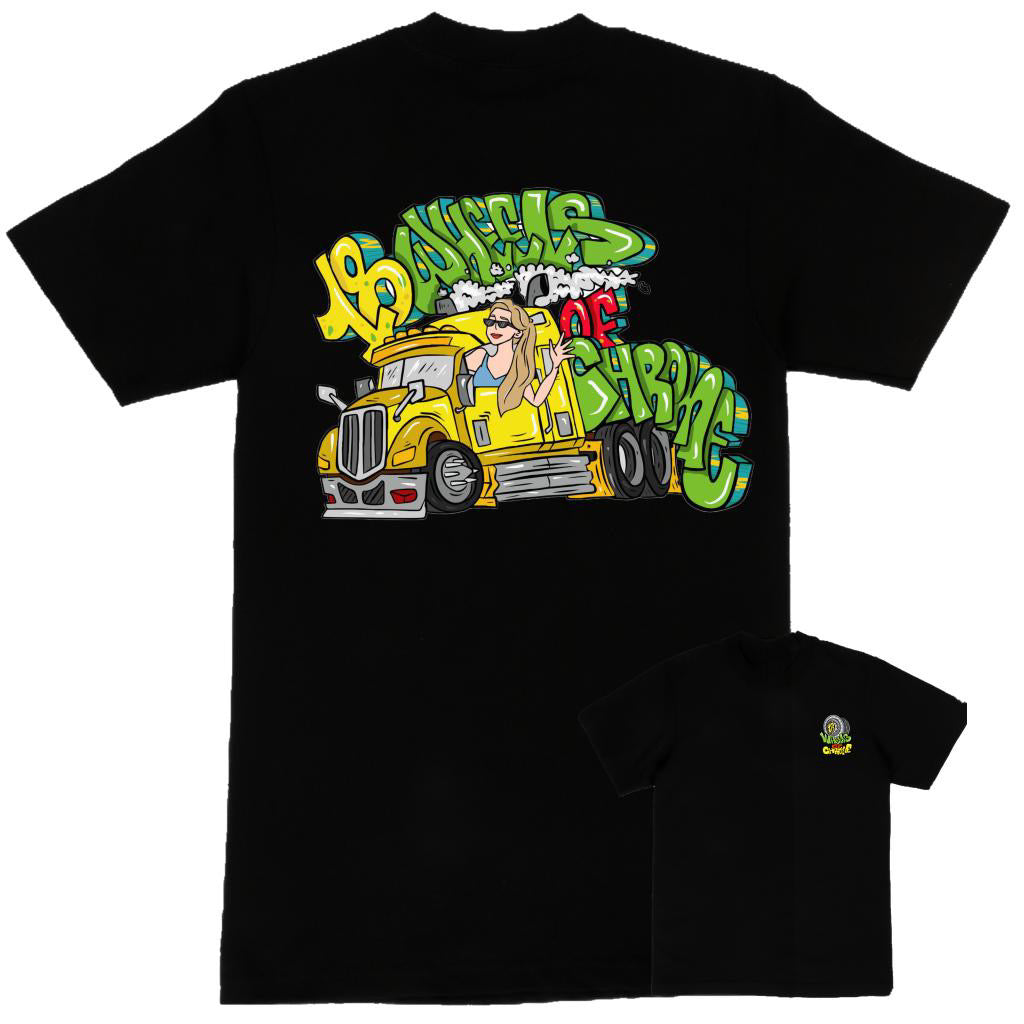 18 WHEELS OF CHROME FEMALE SHIRT LISA