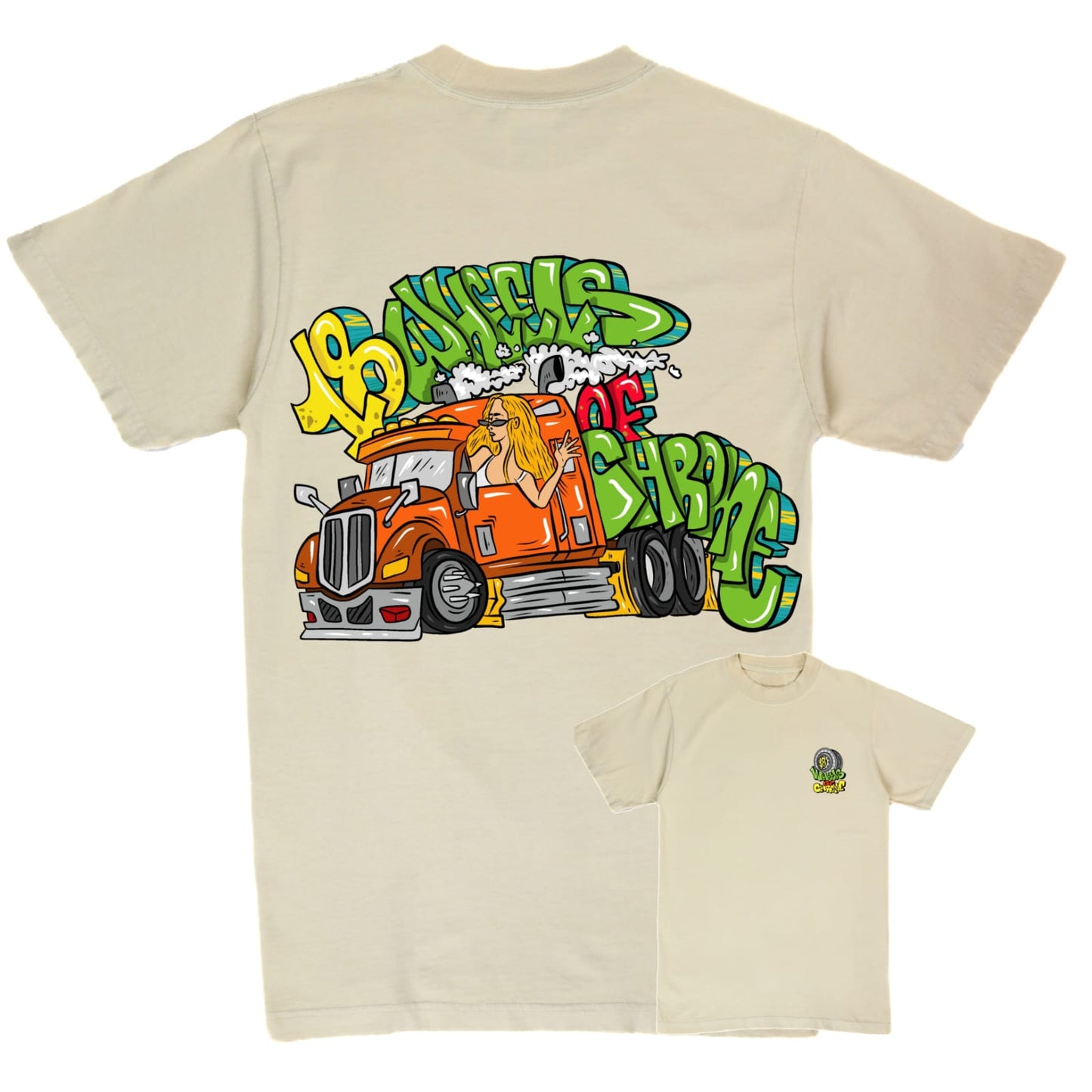 18 WHEELS OF CHROME FEMALE SHIRT KIM