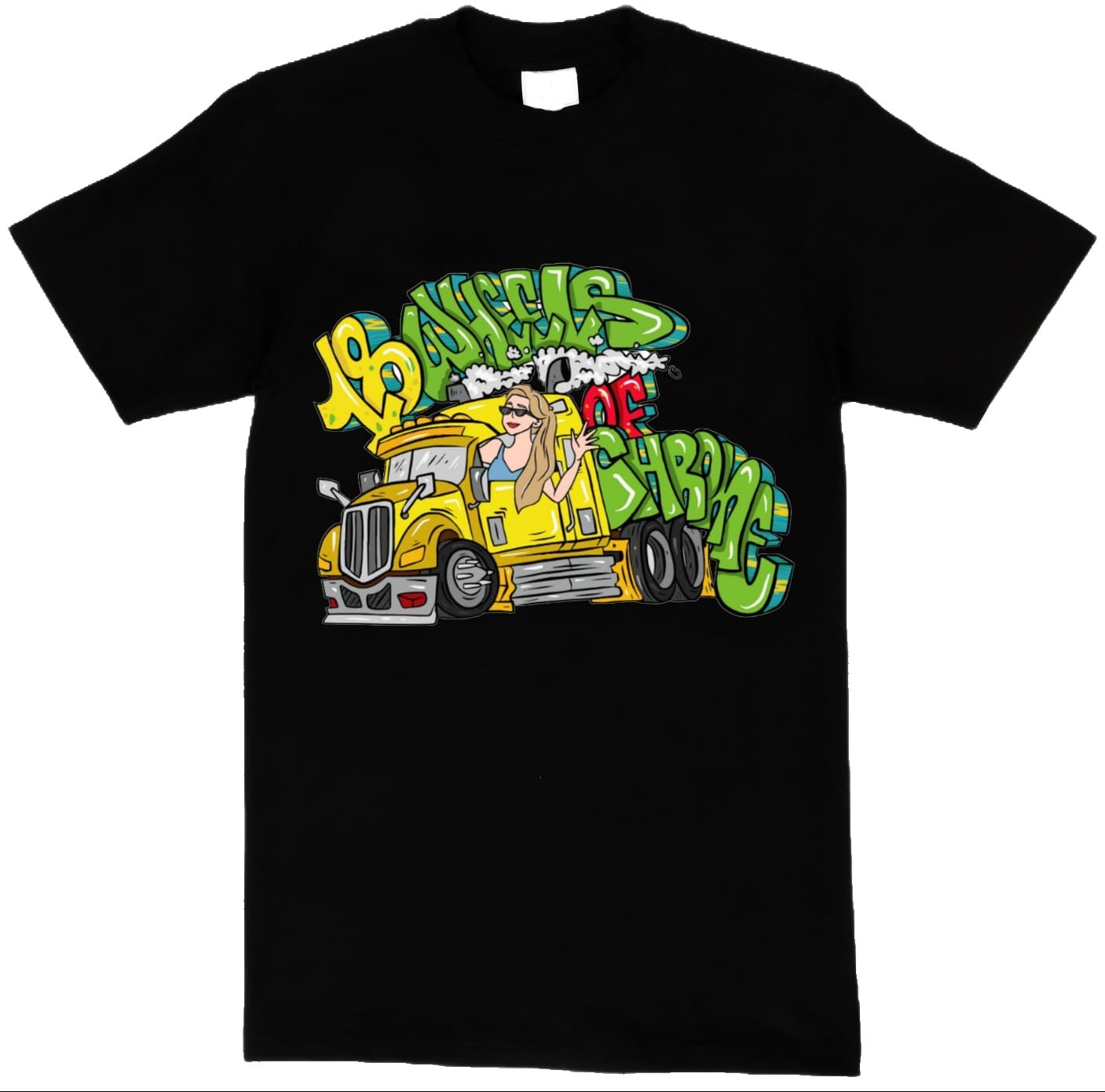 18 WHEELS OF CHROME FEMALE SHIRT LISA