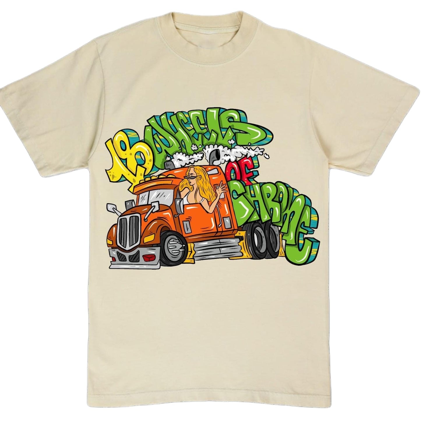 18 WHEELS OF CHROME FEMALE SHIRT KIM